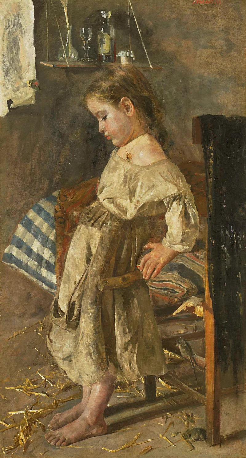Le pauvre enfant - Antonio Mancini