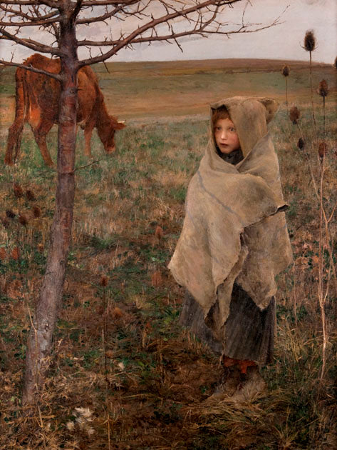 Pauvre Fauvette - Jules Bastien-Lepage image 1 copie peinte à la main à l’huile