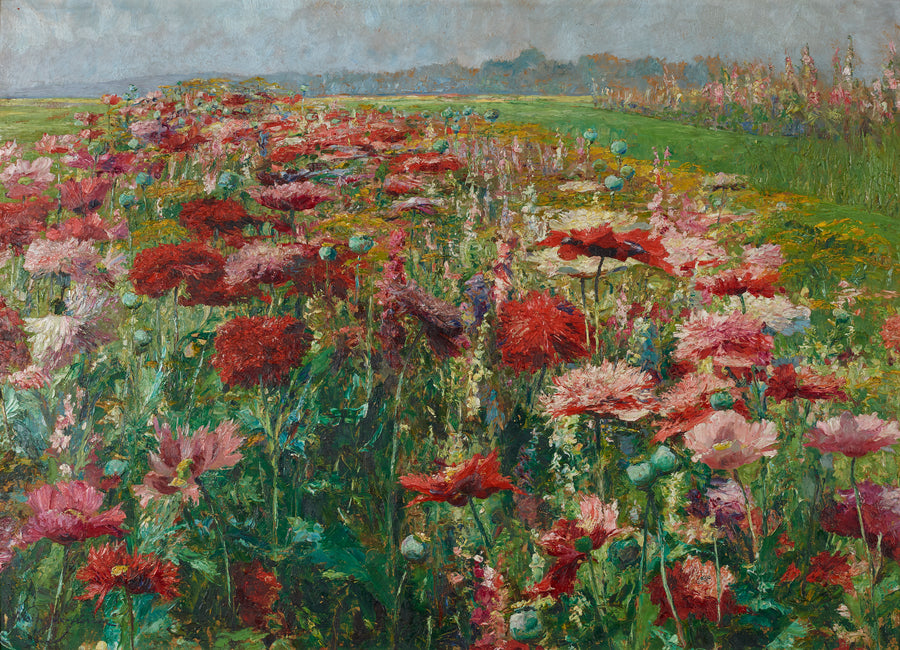 Pavots en fleurs – Olga Wisinger-Florian, peinture de coquelicots