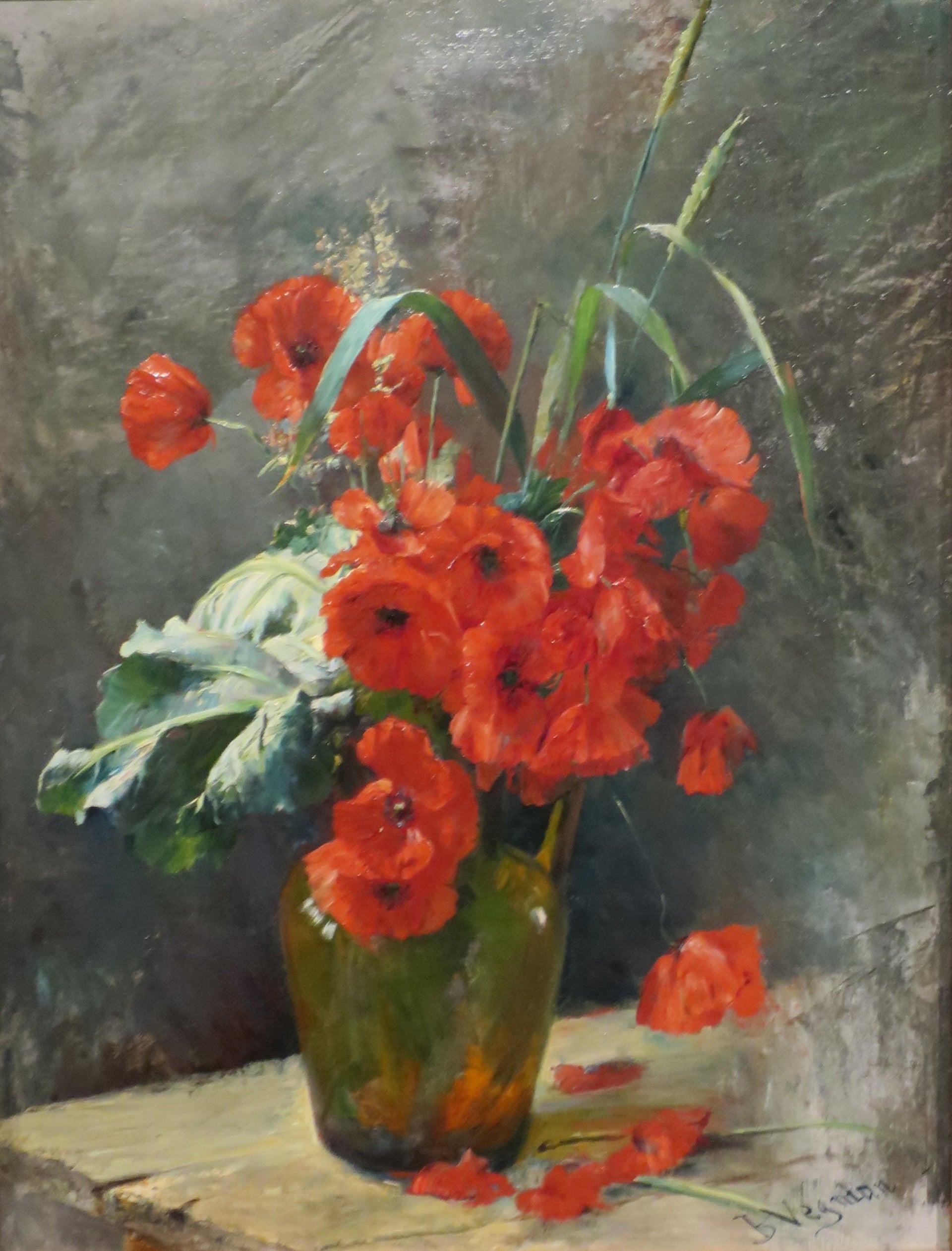 Pavots – Bertha Wegmann, peinture de coquelicots