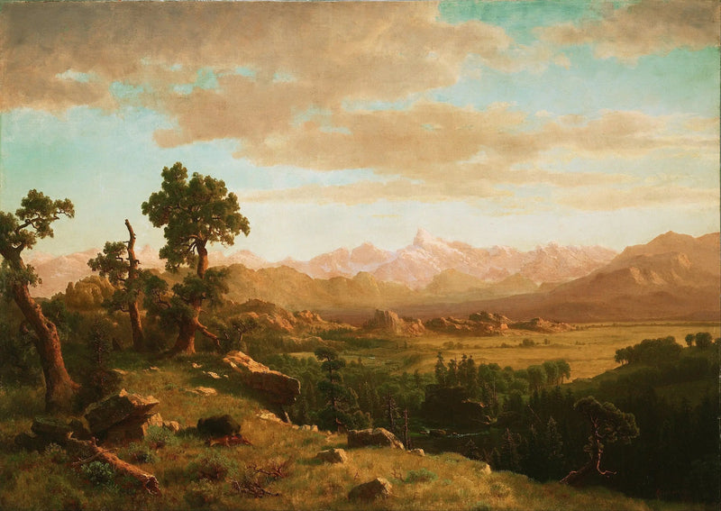 ประเทศของ Wind River - Albert Bierstadt