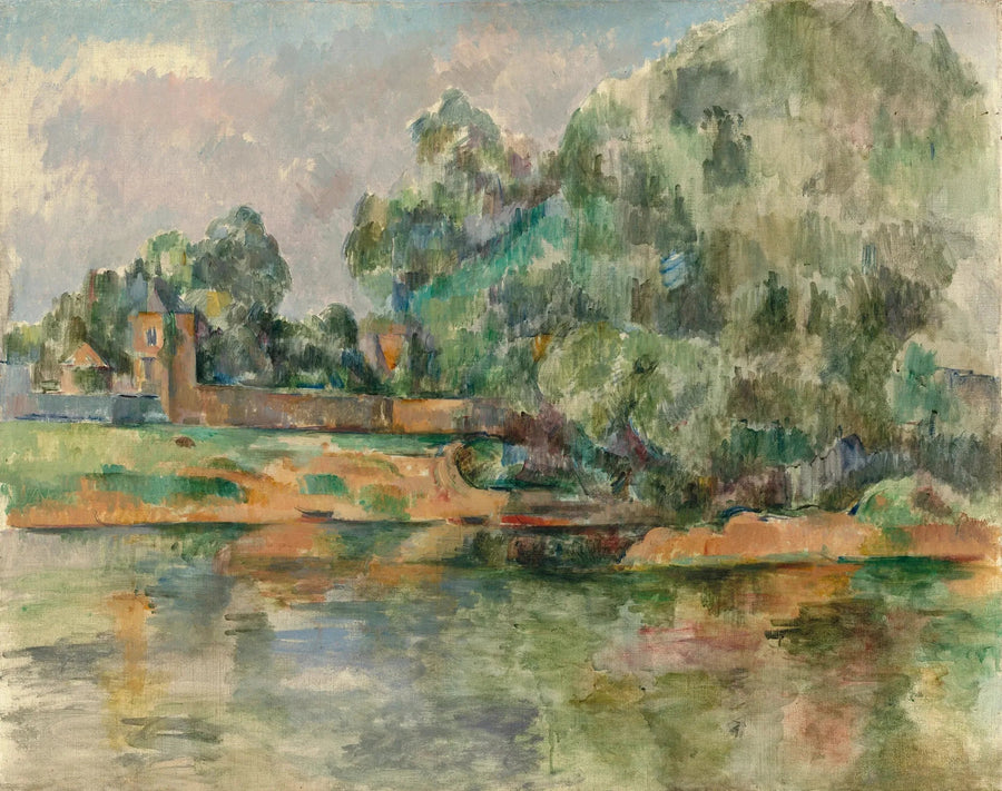 ภูมิทัศน์ริมแม่น้ำ - Paul Cézanne