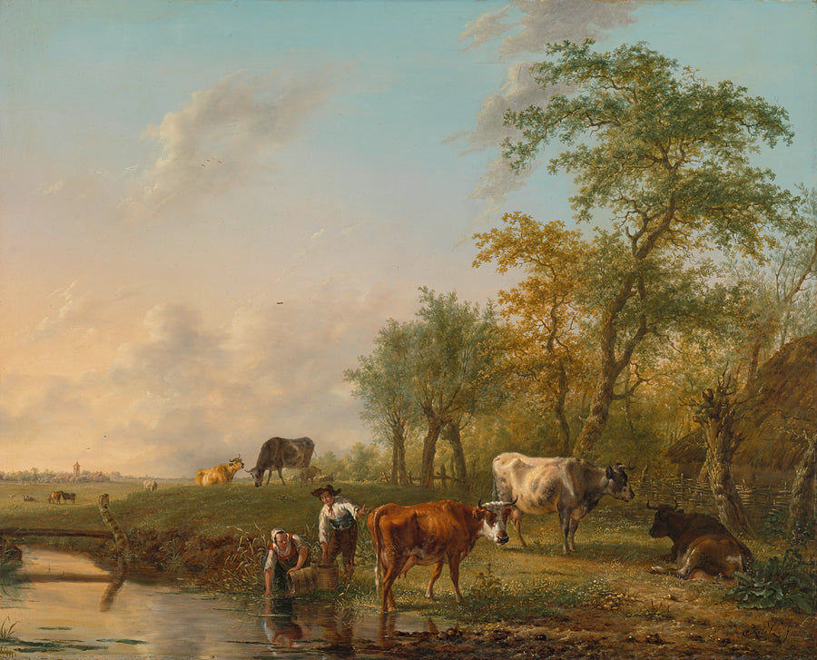 Paysage avec du bétail - Jan Baptist Kobell (II)