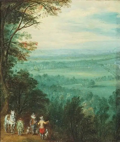 Paysage avec figures - David Teniers le Jeune image 1 reproduction réalisée par Alpha Reproduction