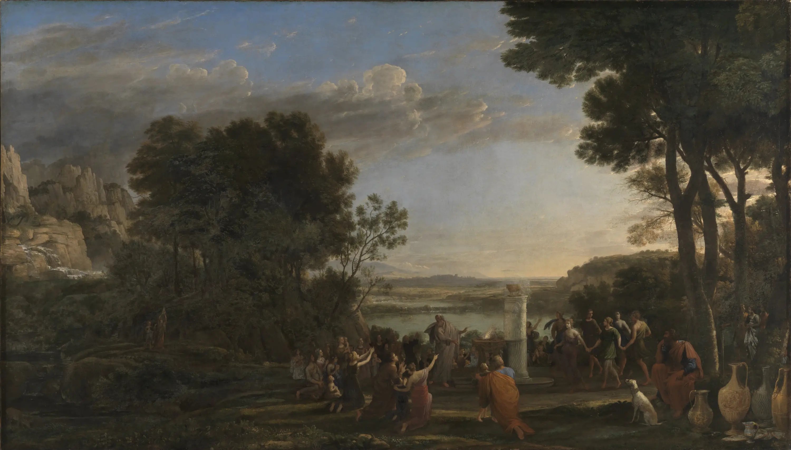Paysage avec l’adoration du veau d’or - Claude Lorrain - Alpha Reproduction