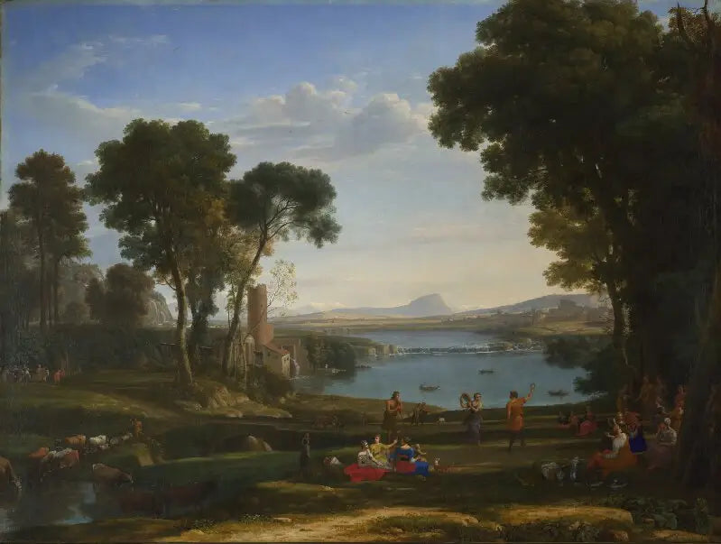Paysage avec le mariage d’Isaac et Rebecca - Claude Lorrain - Alpha Reproduction