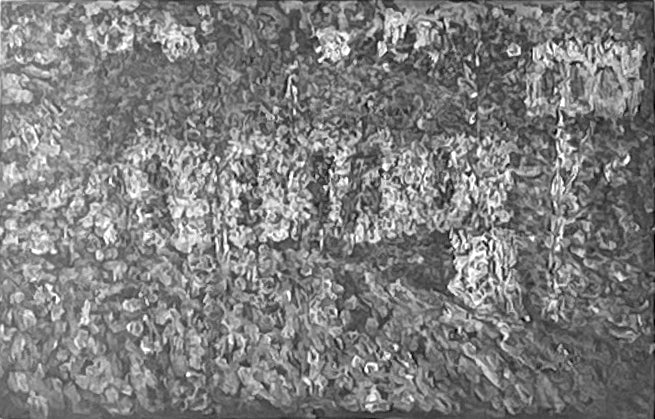 ทัศนียภาพพร้อมบ้านและแม่น้ำ - คาซิมีร์ มาเลวิช