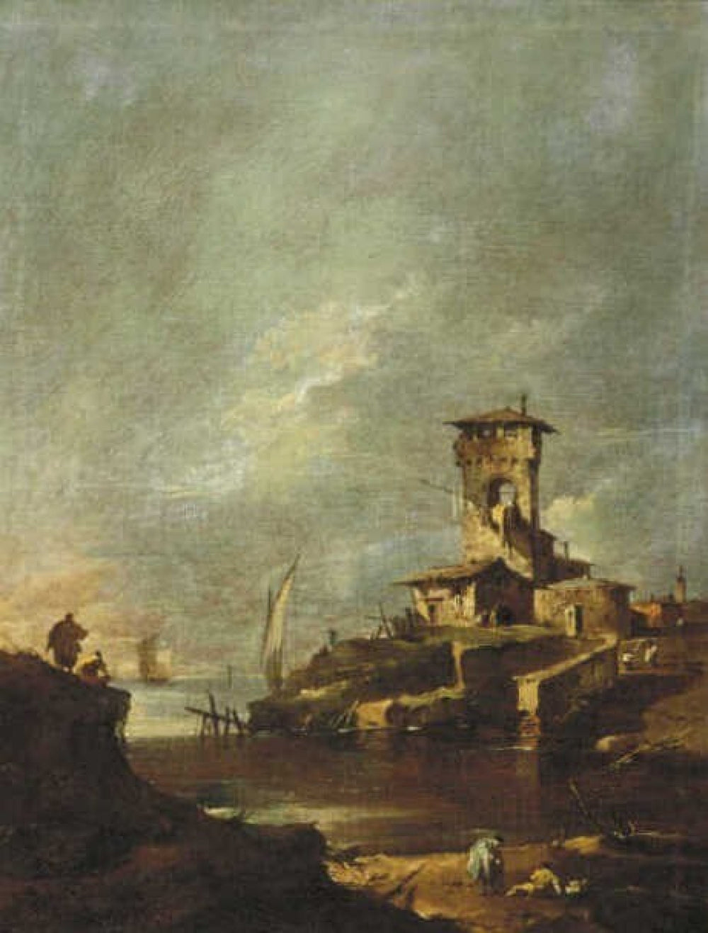Paysage-Capriccio - Francesco Guardi - Alpha Reproduction