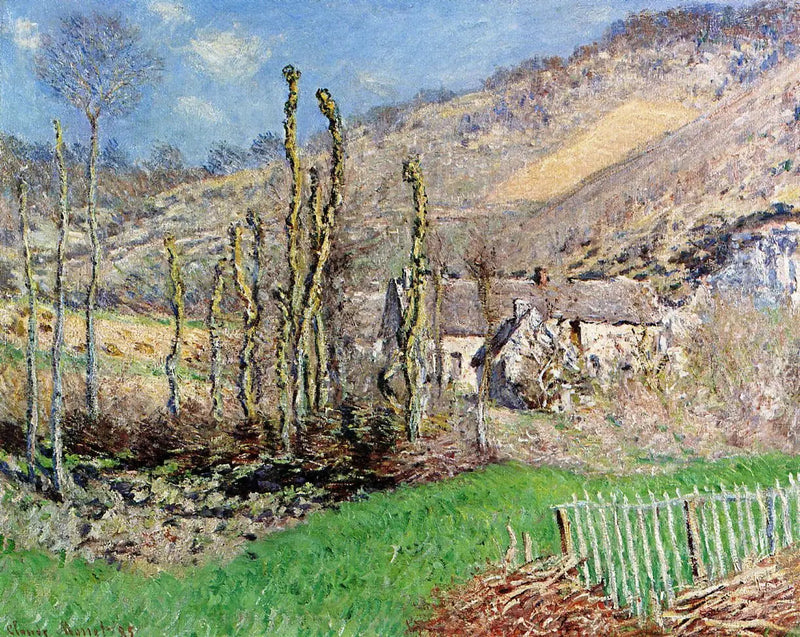 ภูมิทัศน์ฤดูหนาวที่หุบเขาฟาลาอีส (กีแวร์นี) - Claude Monet