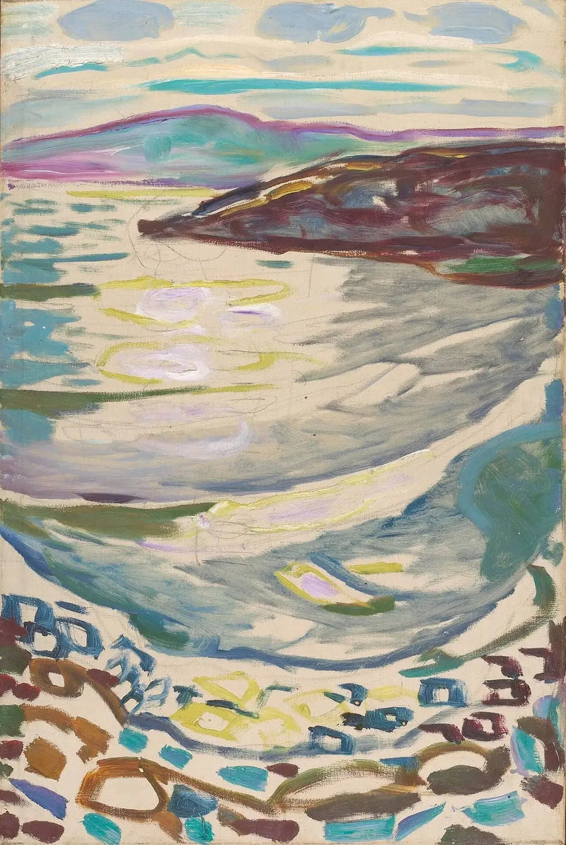 ทิวทัศน์ของ Hvitsten - Edvard Munch
