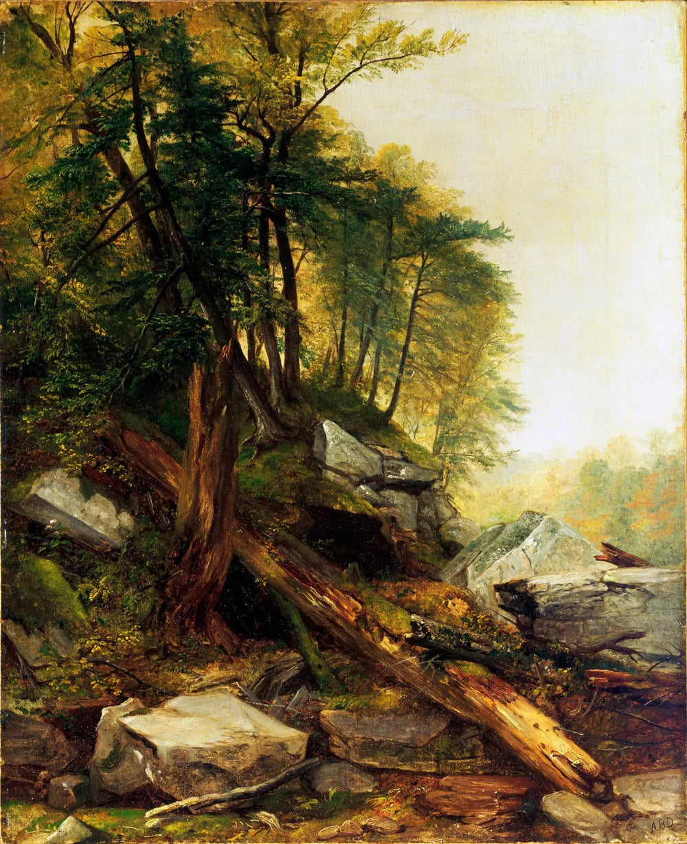 Paysage de Kaaterskill - Asher Brown Durand image 1 copie peinte à la main à l’huile
