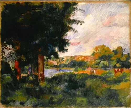 Paysage de l'Île-de-France - Pierre-Auguste Renoir image 1 tableau peint à l’huile sur toile