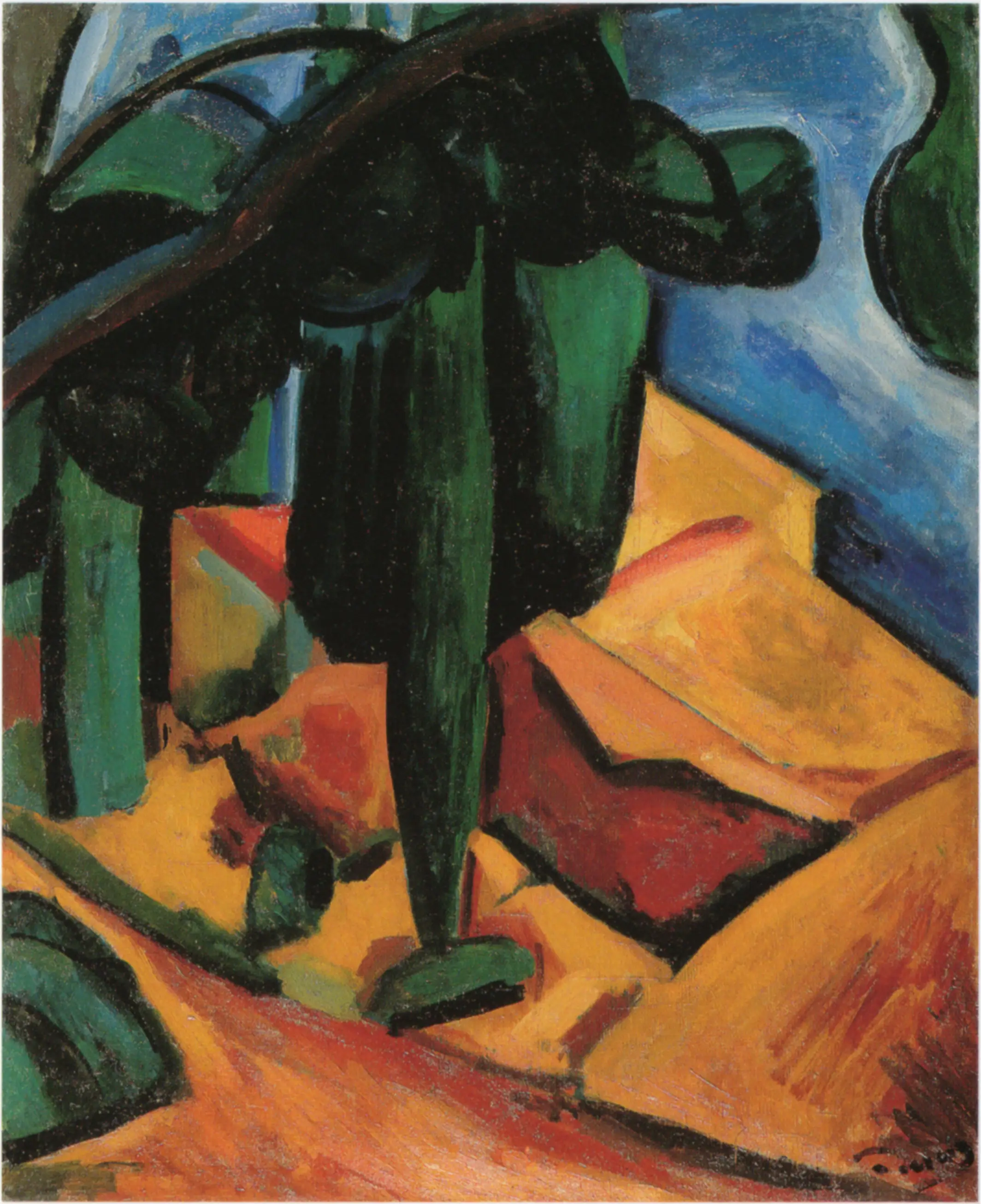 Paysage de Martigues - André Derain - Alpha Reproduction