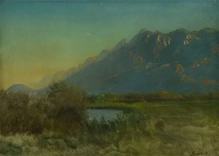 ทัศนียภาพภูเขา - Albert Bierstadt