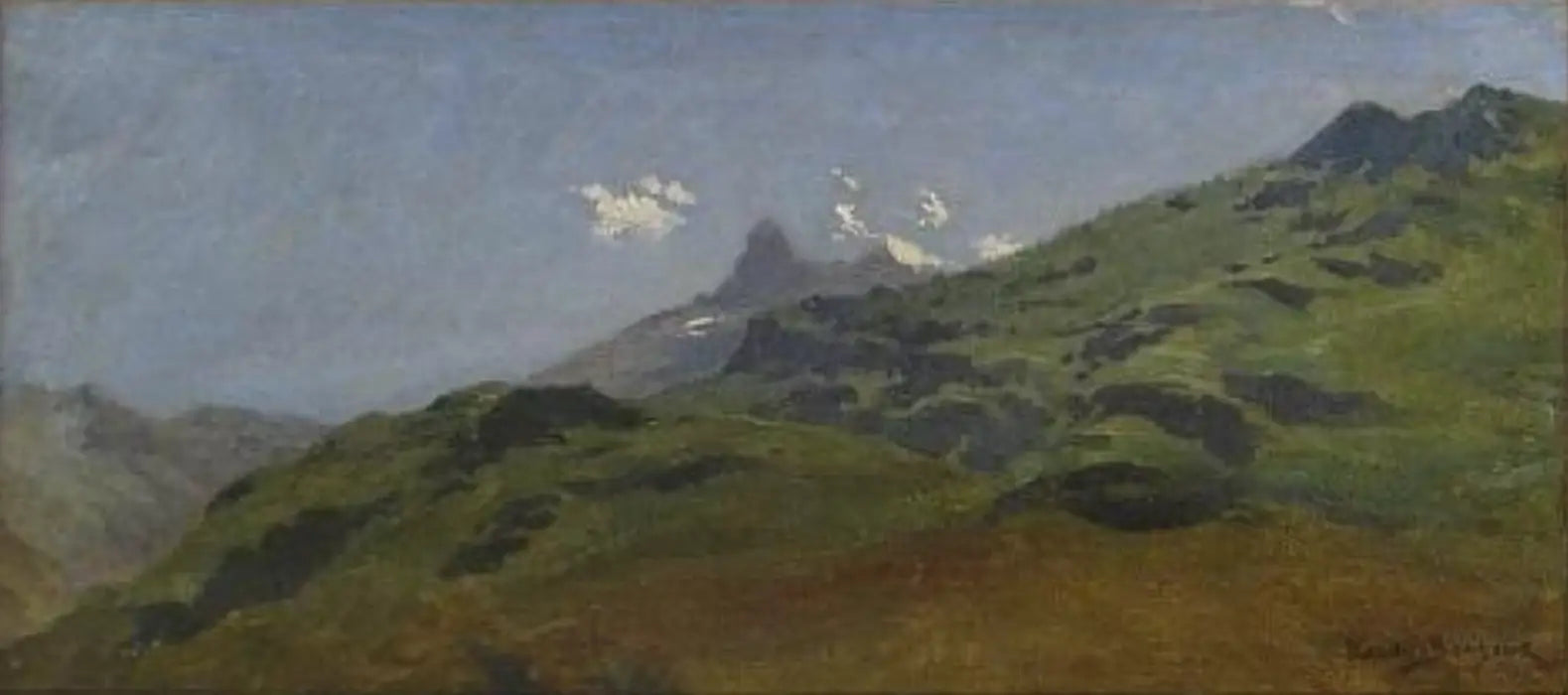 Paysage de montagne - Rosa Bonheur image 1 reproduction artisanale de tableau