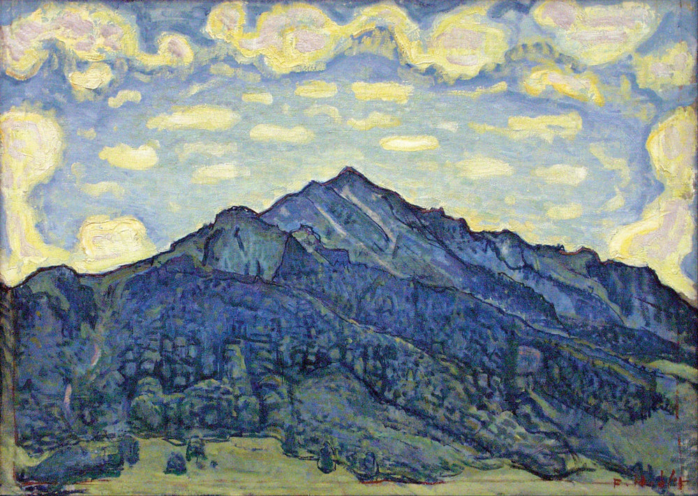 Paysage des Alpes suisses - Ferdinand Hodler image 1 tableau peint à l’huile sur toile