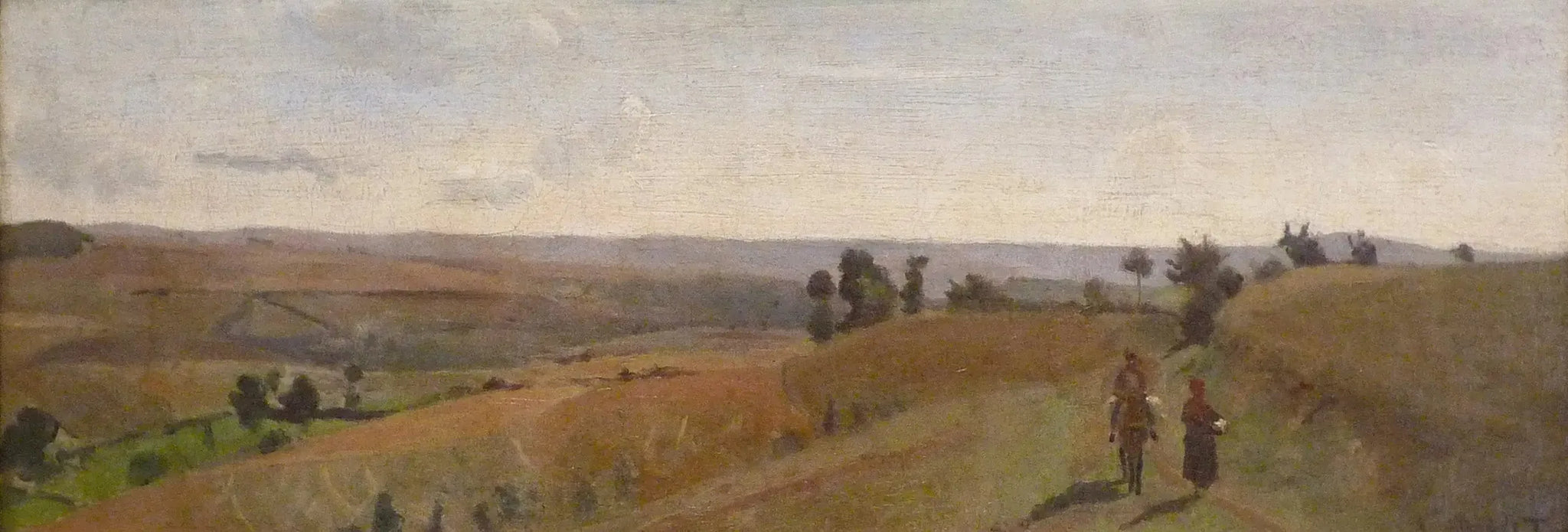 Paysage du Morvan - Jean-Baptiste Camille Corot image 1 tableau peint à l’huile sur toile