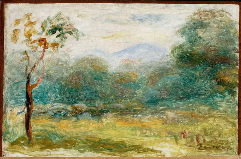 ทิวทัศน์ทางตอนใต้ของฝรั่งเศส (Cagnes-sur-Mer) - Pierre-Auguste Renoir