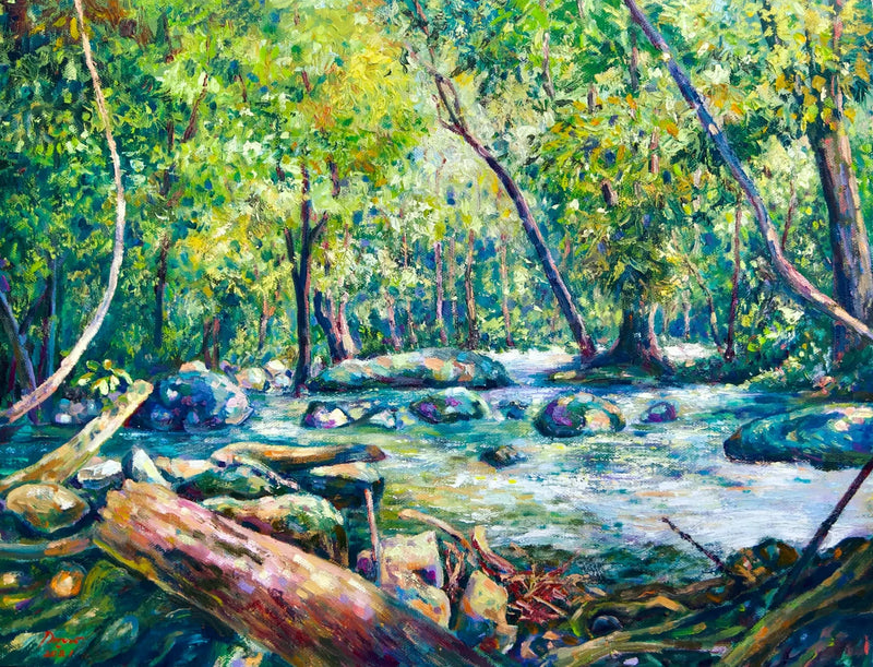 ภูมิทัศน์ป่าไม้ | 50x40ซม.