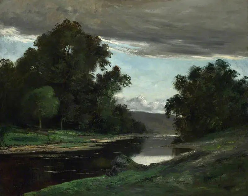 Paysage - Gustave Courbet image 1 reproduction réalisée par Alpha Reproduction