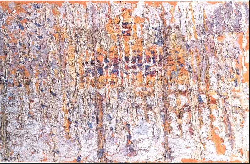 ทัศนียภาพฤดูหนาวพร้อมบ้านหลังเล็ก - คาซิมีร์ มาเลวิช