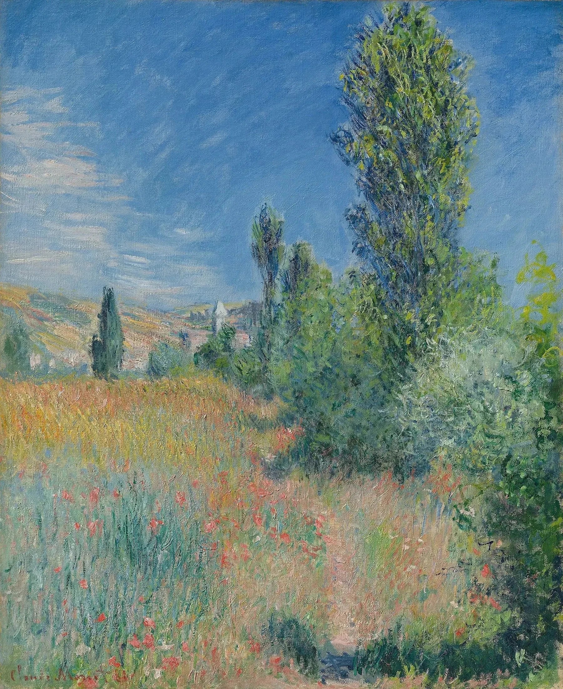 Paysage dans l’île Saint-Martin W679 par Claude Monet, Museum Barberini
