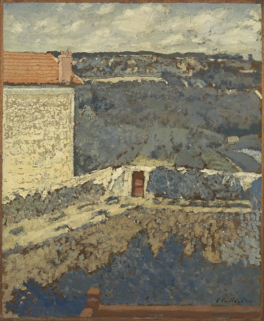 ทัศนียภาพ - บ้านทางซ้าย - Édouard Vuillard