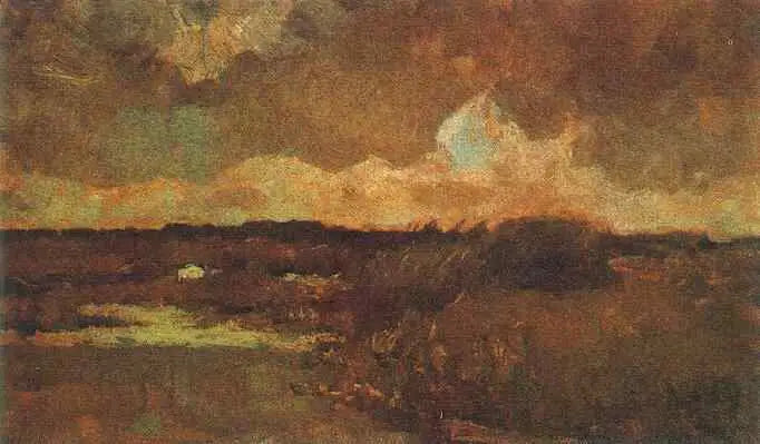 Paysage marécageux - Vincent van Gogh image 1 reproduction artisanale de tableau
