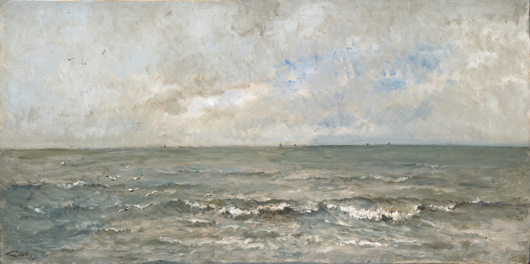 Paysage marin - Charles-François Daubigny