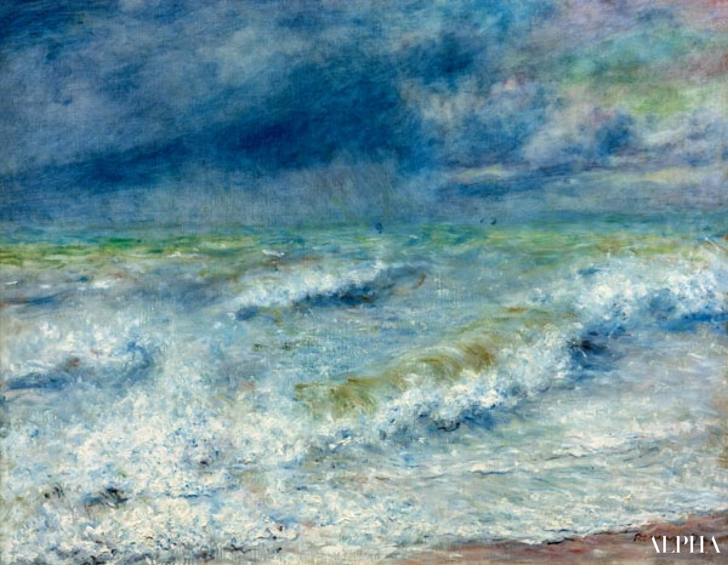 Paysage marin - Pierre-Auguste Renoir - Reproductions de tableaux et peintures haut de gamme