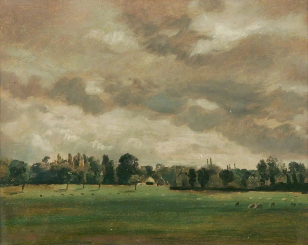 Paysage nuageux - John Constable image 1 copie de tableau peinte à la main