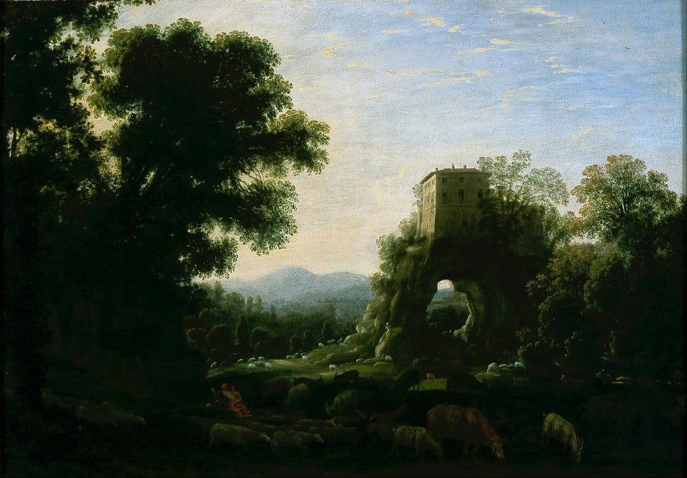 Paysage pastoral - Claude Lorrain image 1 reproduction d’œuvre d’art à l’huile
