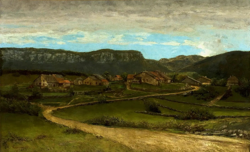 ทัศนียภาพใกล้ Ornans - Gustave Courbet
