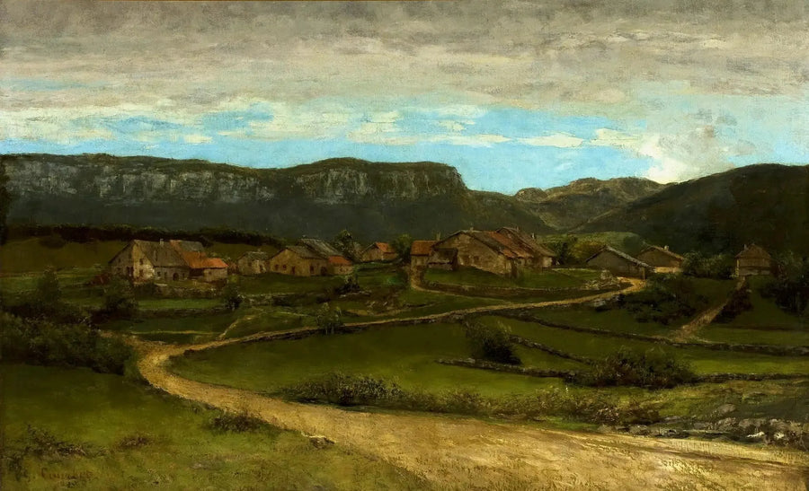 ทัศนียภาพใกล้ Ornans - Gustave Courbet