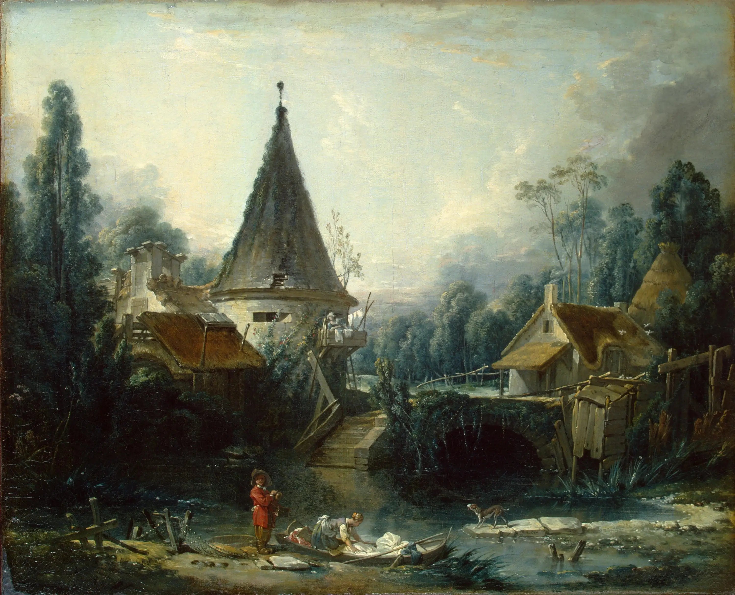 Paysage près de Beauvais - François Boucher - Alpha Reproduction