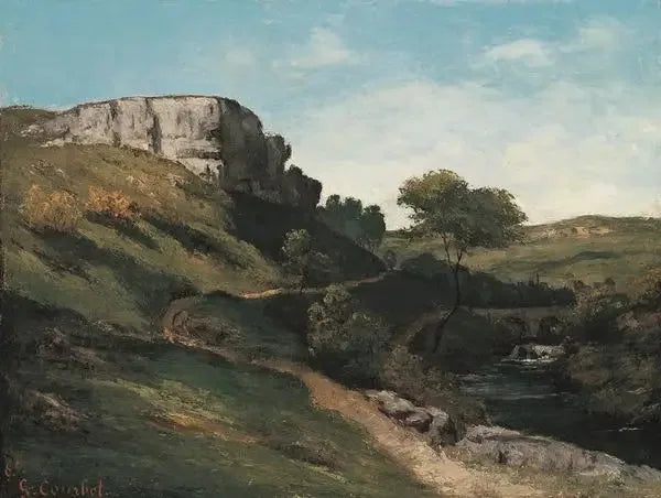 ทัศนียภาพใกล้ Maisières - Gustave Courbet