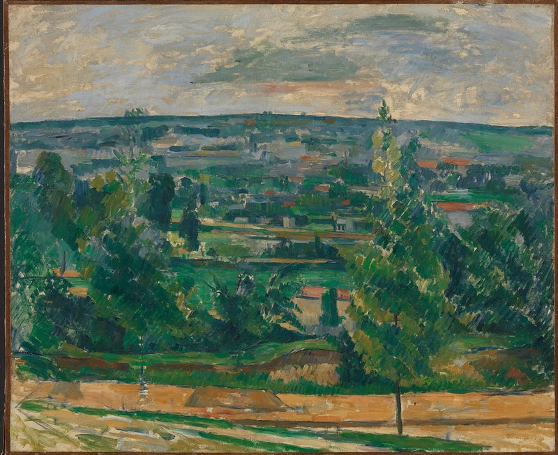 ภูมิทัศน์ใกล้เมืองเมลุน - Paul Cézanne