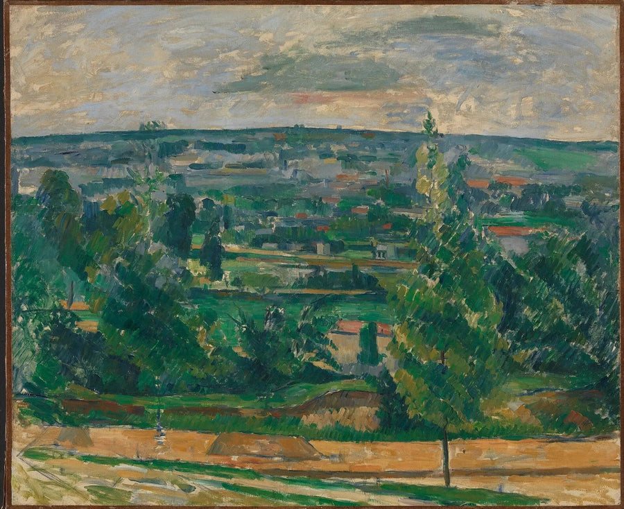 ภูมิทัศน์ใกล้เมืองเมลุน - Paul Cézanne