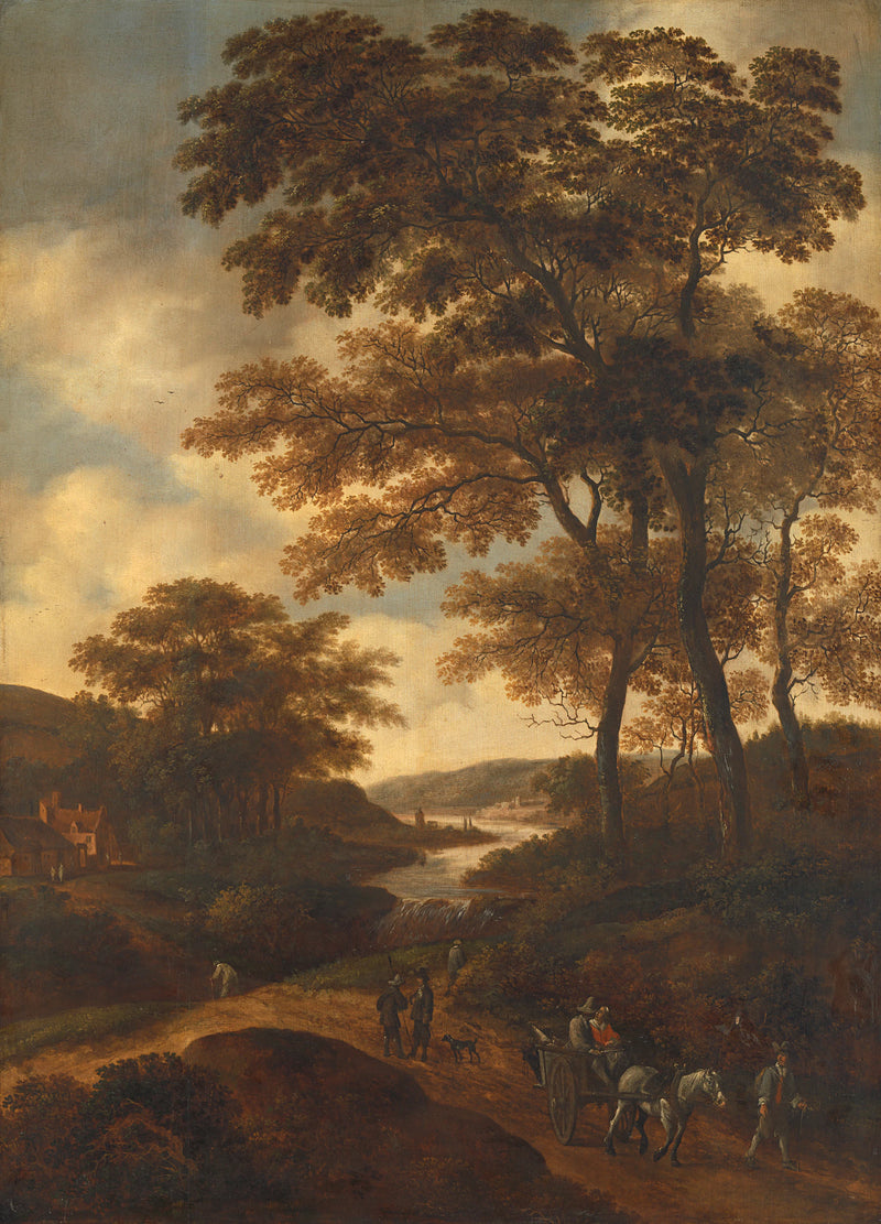 Paysage riche en arbres. - Pieter van Asch