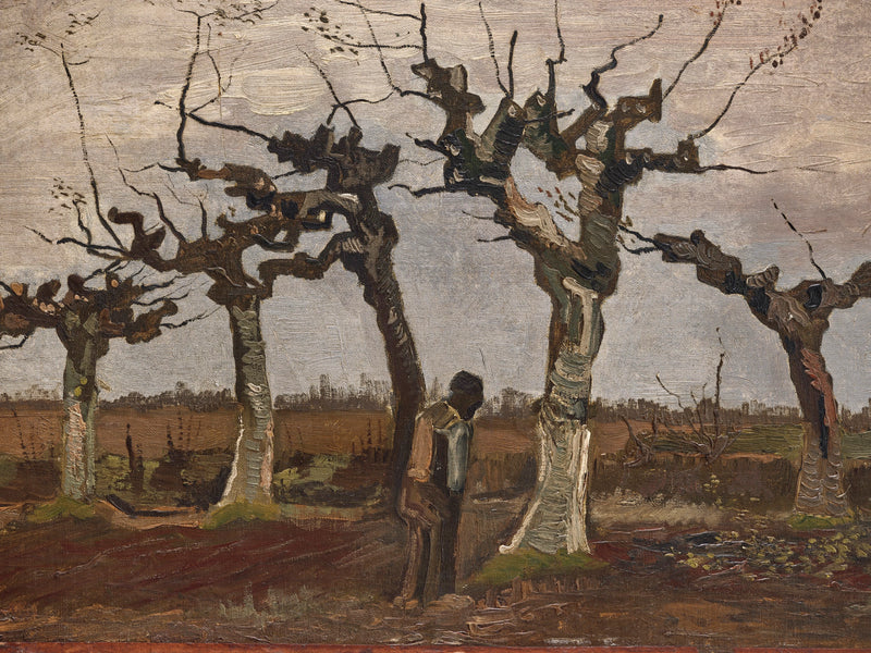 ภูมิทัศน์กับต้นหลิวหัวโต - Vincent van Gogh