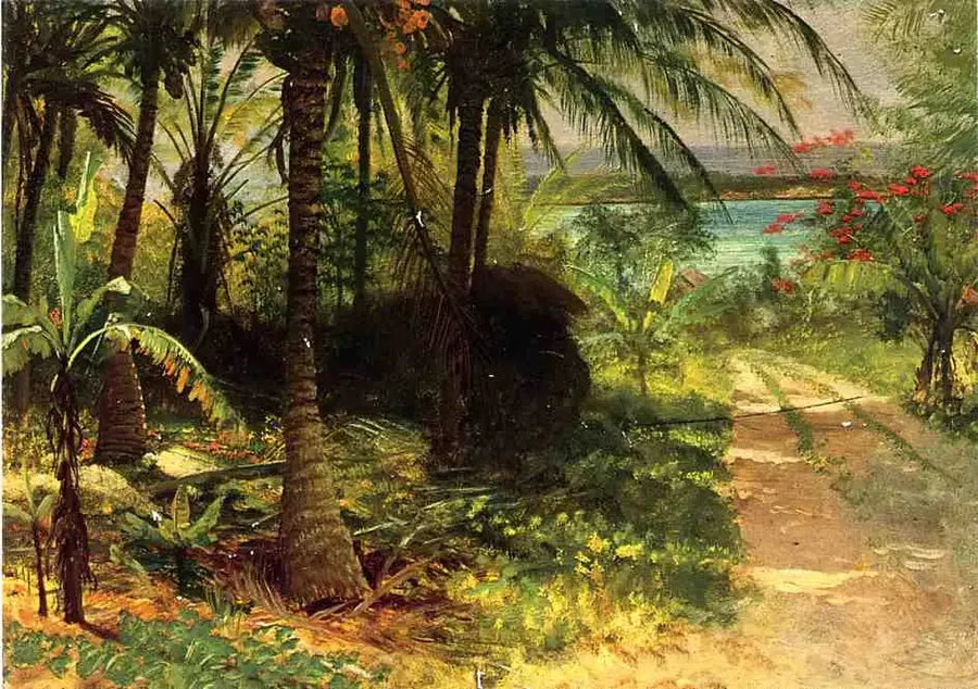 ทัศนียภาพเขตร้อน - Albert Bierstadt