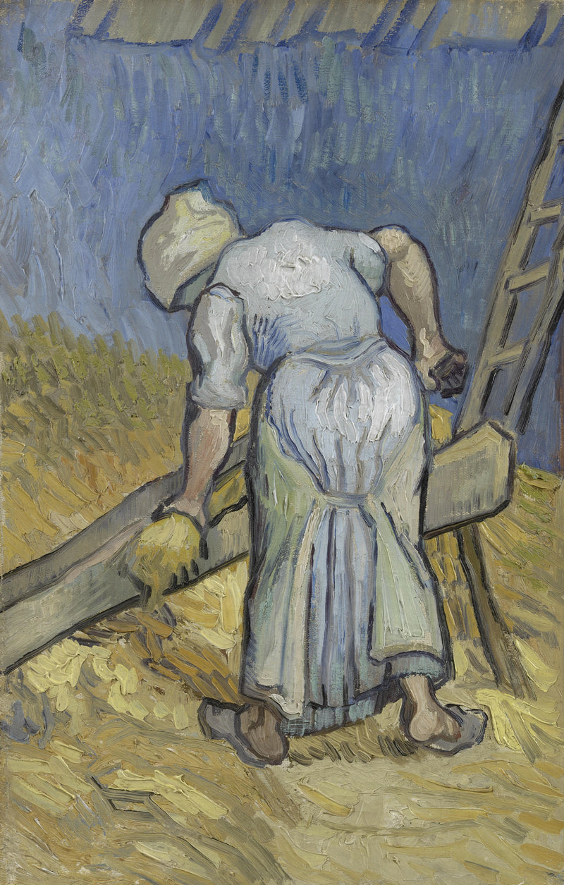 ชาวนาโม่ป่าน (หลังการเก็บข้าวฟ่าง) - Vincent van Gogh