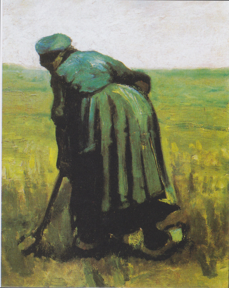 ผู้หญิงกับจอบ, มุมมองจากด้านหลัง - Vincent van Gogh