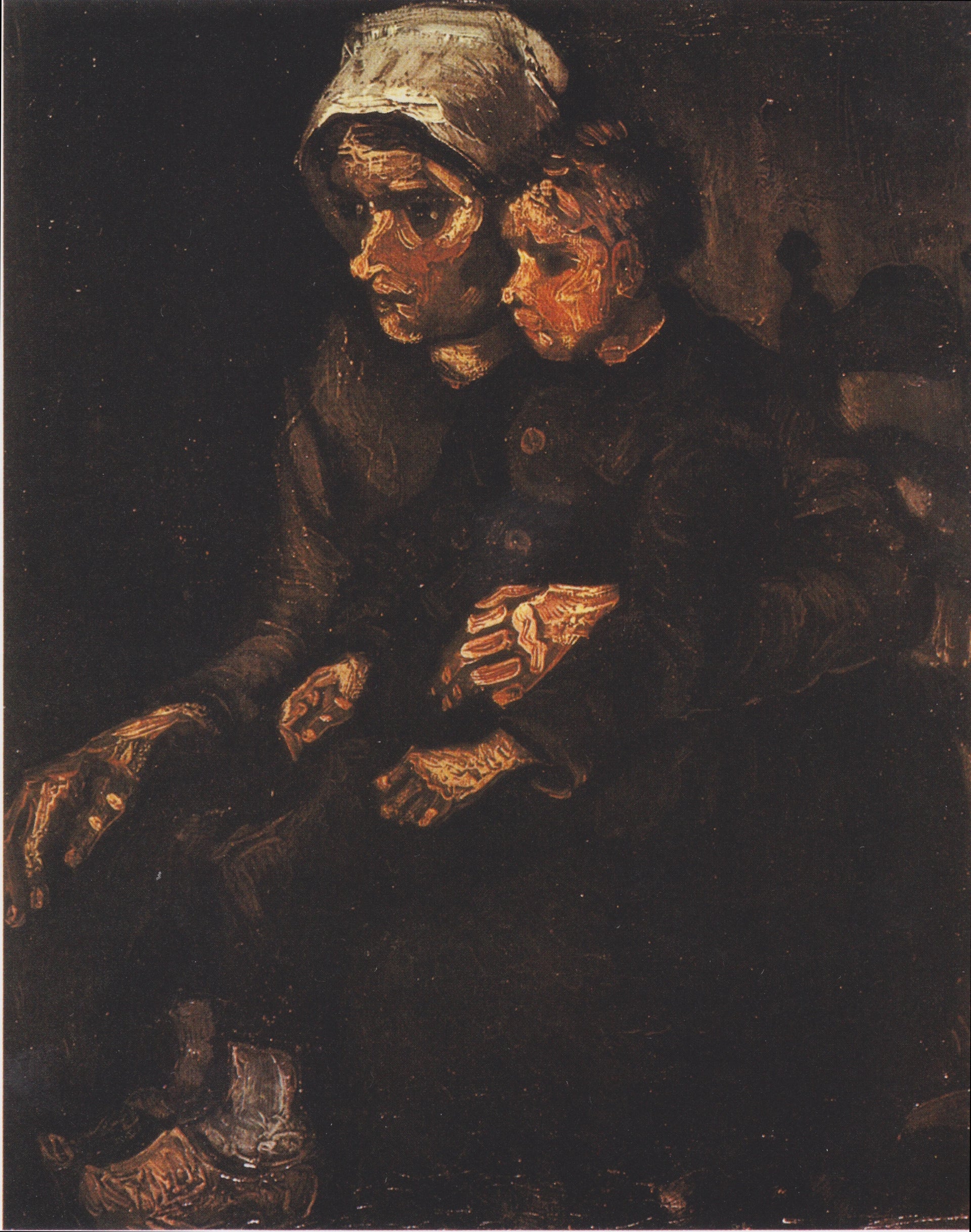 Paysanne avec un enfant sur ses genoux F149 JH690 — Vincent van Gogh