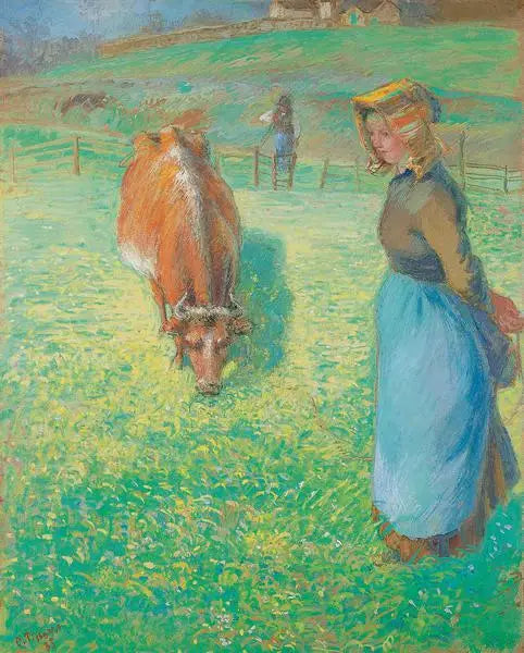 ชาวนาที่เลี้ยงวัว, Osny - Camille Pissarro