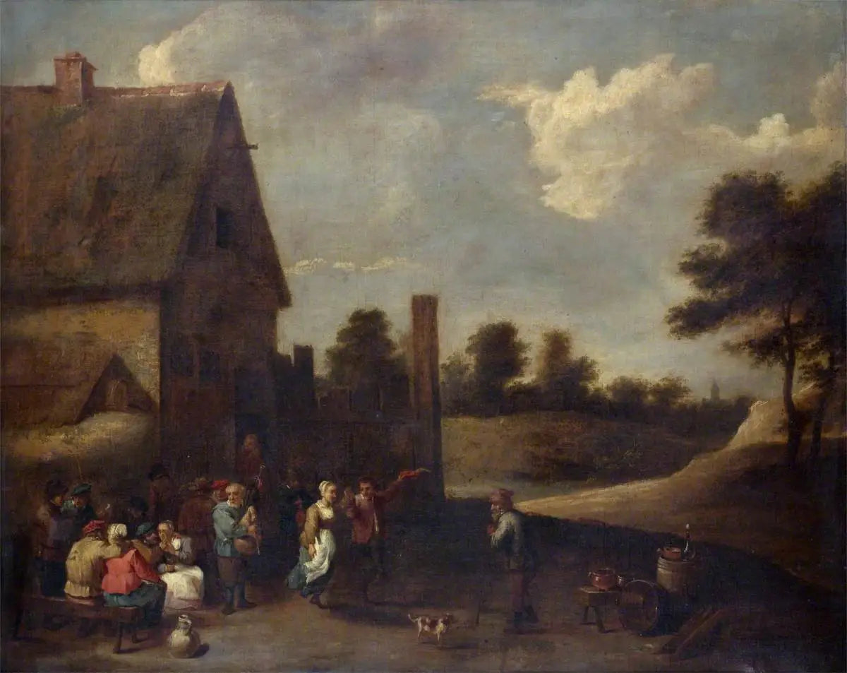 Paysans en fête - David Teniers le Jeune - Alpha Reproduction