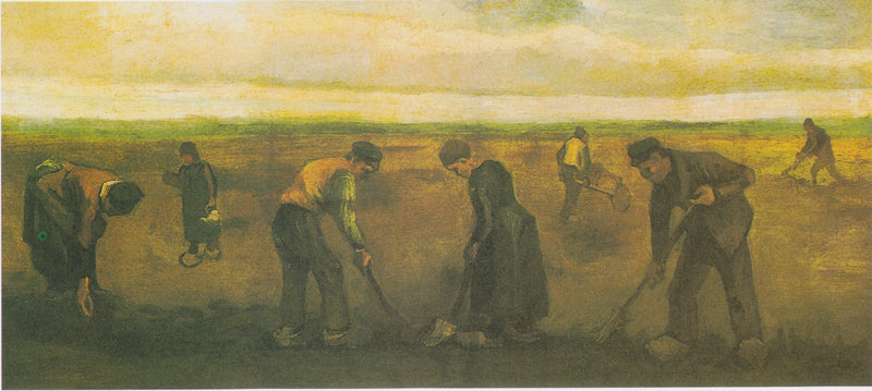ชาวนาเพาะปลูกมันฝรั่ง - Vincent van Gogh