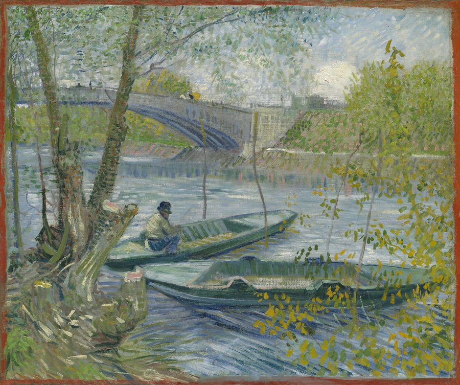 การตกปลาในฤดูใบไม้ผลิที่สะพานคลิชี - Vincent van Gogh