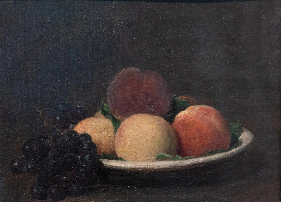 Pêches et raisins noirs - Henri Fantin-Latour
ทุเรียนและองุ่นดำ - อองรี แฟงแต็ง-ลากูร์