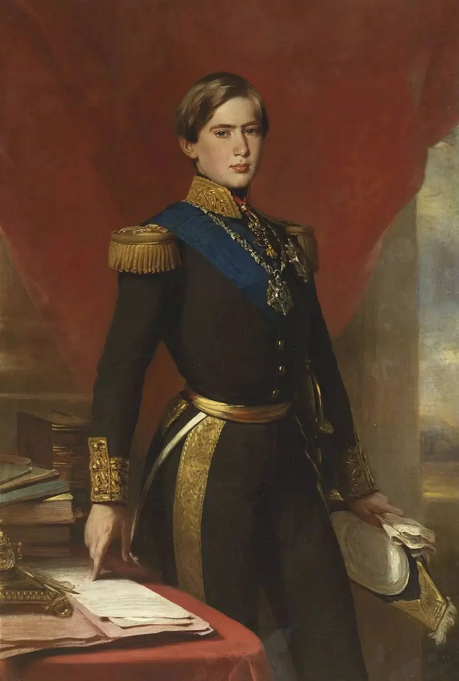 เปโดร V, กษัตริย์โปรตุเกส (1837-1861) - ฟรานซ์ ซาเวอร์ วินเทอร์ฮัลเทอร์
